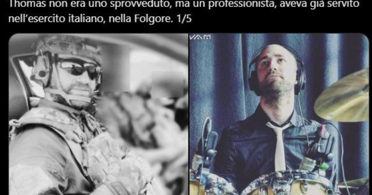 Combattente italiano muore a Sumy: D'Alba combatteva con l'esercito di Kiev