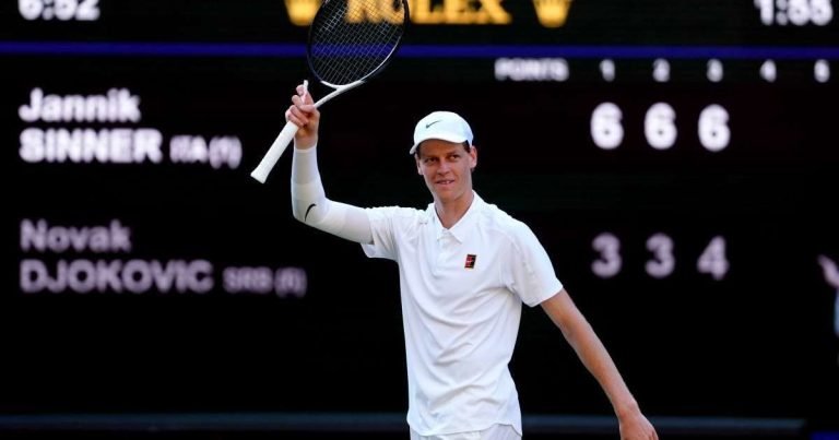 Prima finale di Sinner a Wimbledon, contro Alcaraz per il titolo