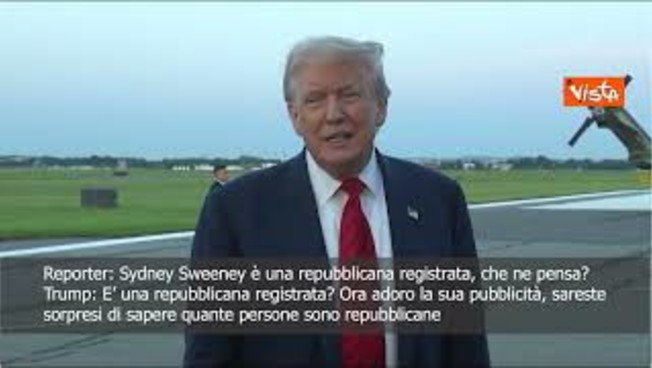 Trump: Sydney Sweeney repubblicana registrata? Allora penso che sua pubblicità jeans sia fantastica