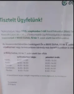 Bezárt a bank, bezárult egy korszak – Tab esete az OTP-vel