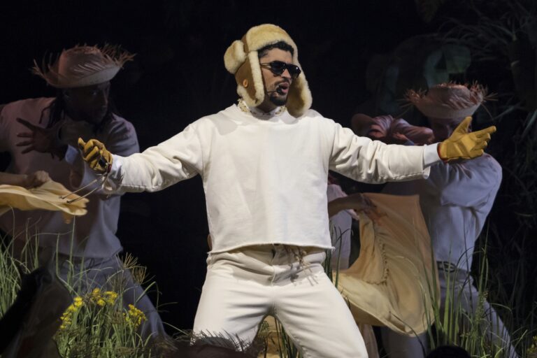 Approval of Bad Bunny Super Bowl show split along partisan lines, poll finds