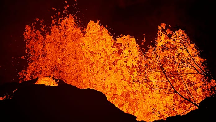 A Kilauea vulkán ismét kitör új lávaszökőkutakkal