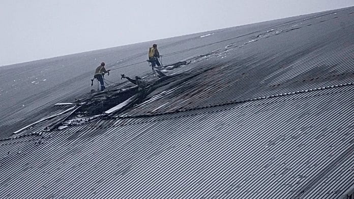 Már nem blokkolja a sugárzást a védelmi pajzs a csernobili atomerőmű fölött
