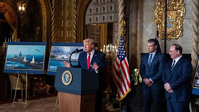 Új, modern hadiflotta építését jelentette be Donald Trump amerikai elnök