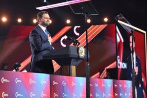 Vance tries to weather the MAGA storm at Turning Point