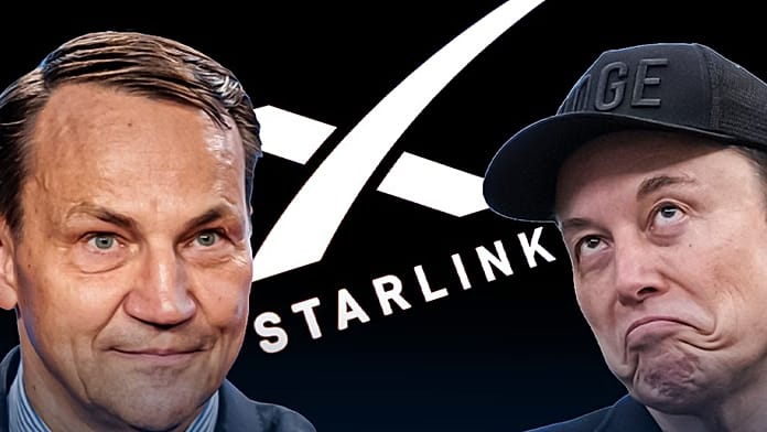 Keményen beleszállt Elon Muskba a lengyel külügyminiszter a Starlink orosz használata miatt