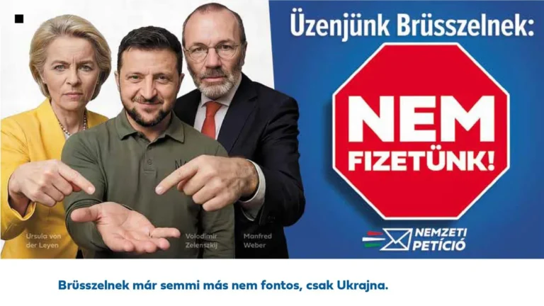 Nemzeti petíció: A kormány nemet mond Ukrajna további finanszírozására