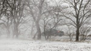 Több megyére is másodfokú riasztást adtak ki hófúvás miatt