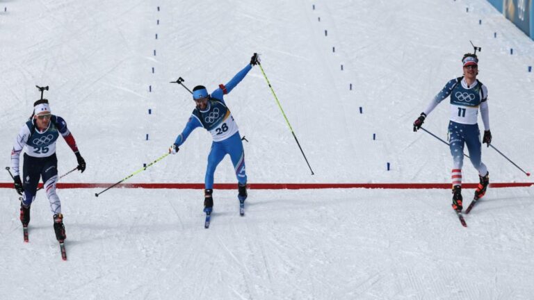 Megcsinálták a show-t a mezőny legvégén kullogó sílövők