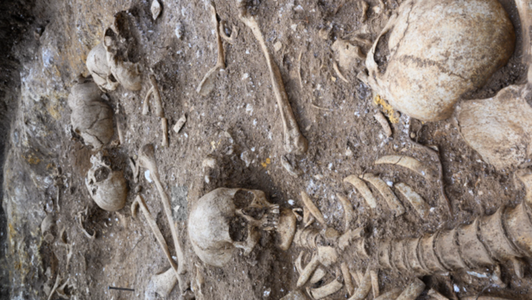 Rejtélyes óriást rejtett az ősi cambridge-i tömegsír