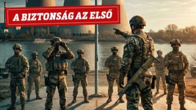 Távcsővel kémleli parancsnoka arcát az atomerőműhöz kirendelt honvéd a megyei lapok új AI-grafikáján