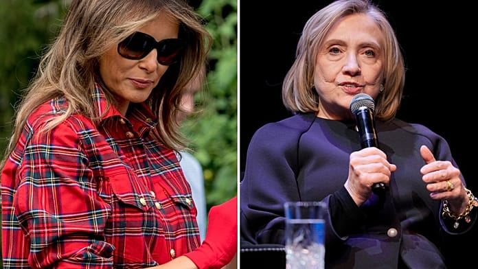 Célfotó dönti el, hogy ki a rosszabb First Lady: Melania Trump vagy Hillary Clinton