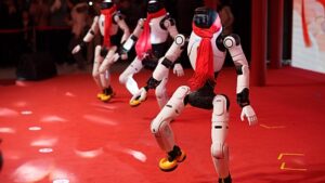 Humanoid robotok táncolnak Peking holdújévi ünnepségein