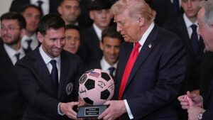 Messi és az Inter Miami Trumppal találkozik a Fehér Házban