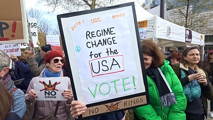 Franciaország „No Kings” felvonulást tart, miközben terjednek az anti-Trump tiltakozások