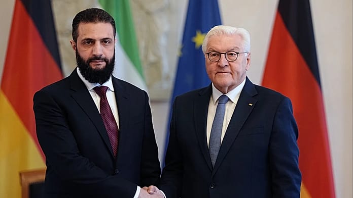 Vitatott vizit: Berlinben tett hivatalos látogatást Szíria ideiglenes elnöke