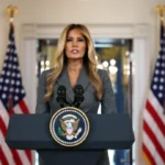 Melania Trump váratlanul ismét felhozta az Epstein-ügyet, ami az elnöknek sem jön jól