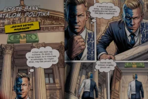 Pert indít az Erste Bank a Magyar Péter lejáratását célzó képregény miatt