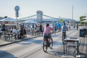 A május elsejei hosszú hétvégére megnyílik a pesti alsó rakpart a gyalogosok előtt