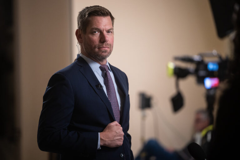 A dozen battleground Dems send Swalwell’s campaign donations to charity