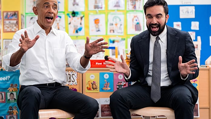 Obama és Mamdani gyerekekkel énekel első New York-i találkozójukon