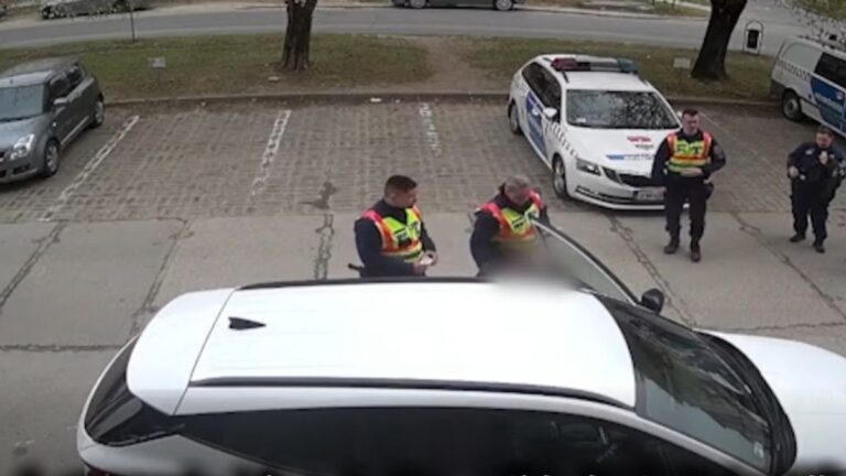 Házhoz ment a pofonért egy autós Dunakeszi rendőrkapitányságán