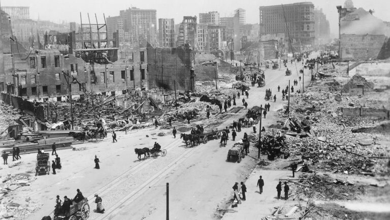 Földrengés tarolta le San Franciscót 120 éve