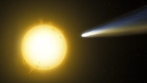 Videón, ahogy felrobban egy üstökös a Napnál