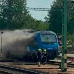Kigyulladt egy mozdony Kelenföldön, lezárták az állomást