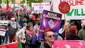 Tüntetések az izraeli részvétel miatt beárnyékolják a bécsi Eurovízió-döntőt