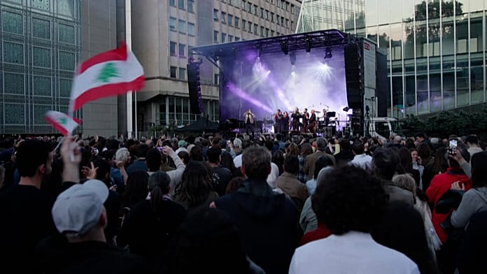 Francia–libanoni jótékonysági koncert Párizsban Libanon humanitárius válságáért