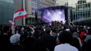 Francia–libanoni jótékonysági koncert Párizsban Libanon humanitárius válságáért