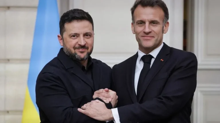 Macron nagy bejelentést tett Ukrajna védelméről