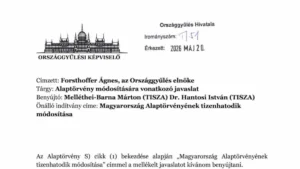A Tisza benyújtotta az Alaptörvény módosítását, Orbán Viktorra szabták