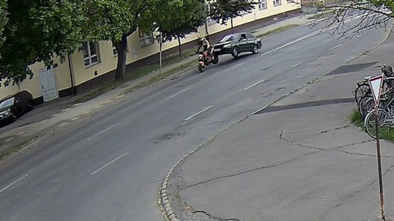 Letarolta az öreg Suzuki a motorost, majd jött a vérlázító fordulat + videó