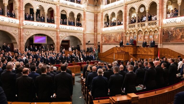 A parlamentben tesznek esküt a Tisza-kormány miniszterei