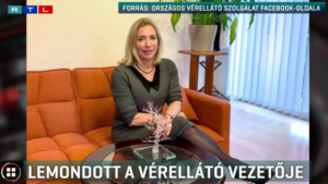 Lemondott az Országos Vérellátó Szolgálat éléről Bayer Zsolt felesége