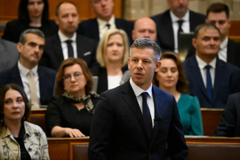Péter Magyar reads out names of Hungarian martyrs of '56 in response to remark from Balázs Orbán in Parliament