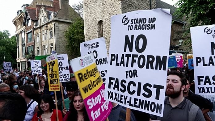 UK: Tommy Robinson oxfordi vitája tiltakozást és szólásszabadság-vitát vált ki