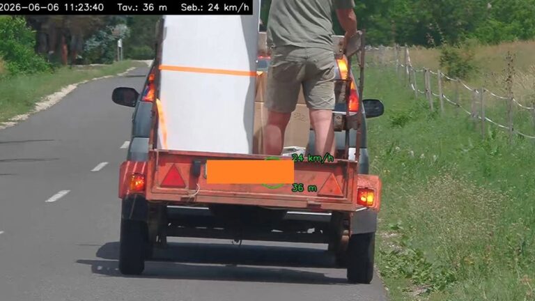 Egy újabb „fogd meg a söröm” fuvar, nem csekély lebukási kockázattal