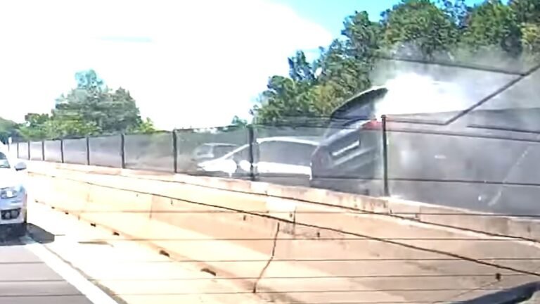 Drámai baleset történt az M3-ason, mintha a Cobra 11-t látnánk + videó