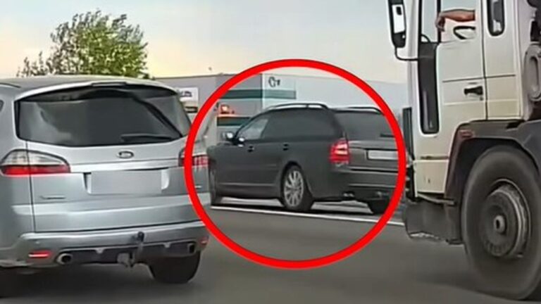 Sunyi módon előztek a leállósávon, amikor jött a hidegzuhany + videó