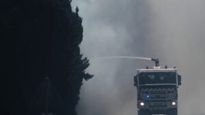 Nagy erdőtűz tombol Párizstól délre a hőhullám idején