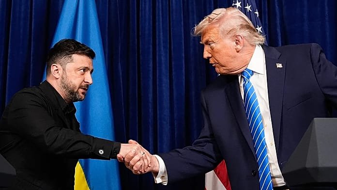 A Patriot légvédelmi rakéták ukrajnai gyártásáról is tárgyalt Zelenszkij Trumppal a Fehér Házban