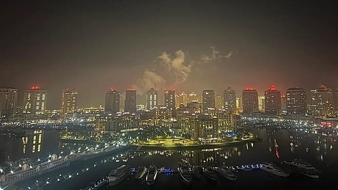 Katari légvédelem új iráni rakétatámadást hárít Doha felett