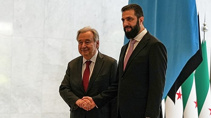 Az ENSZ-főtitkár globális támogatást sürget Szíriának