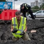 Háború Ukrajnában: orosz ballisztikus rakéták és drónraj sújtja Kijevet, 10 sérült