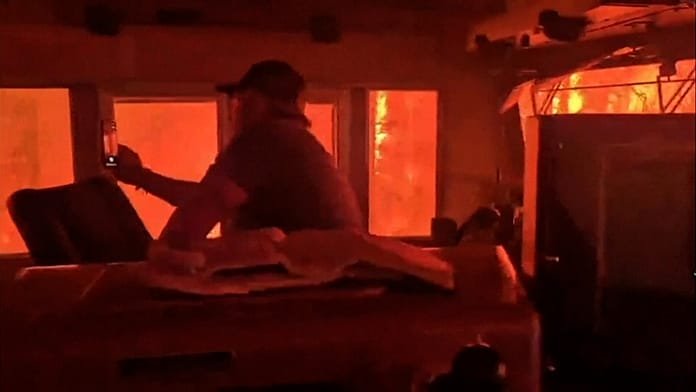 Kanada: vonatszemélyzet menekül a lángok elől Armstrong közelében