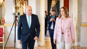 Forsthoffer Ágnes Sulyok Tamással egyeztetett a Sándor-palotában