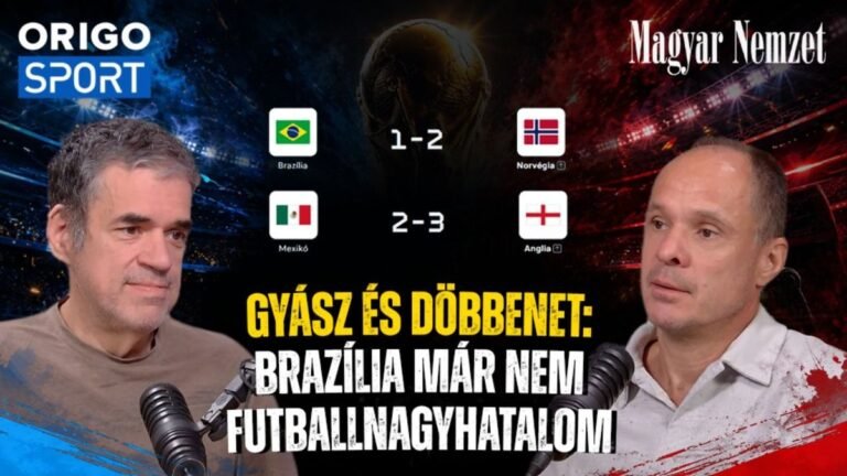 Brazília: az illúziók vége, ez már csak egy középcsapat